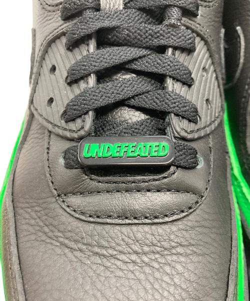 NIKE（ナイキ）NIKE (ナイキ) UNDEFEATED (アンディフィーテッド) AIR MAX 90 BLACK/GREEN SPARK サイズ:26の古着・服飾アイテム