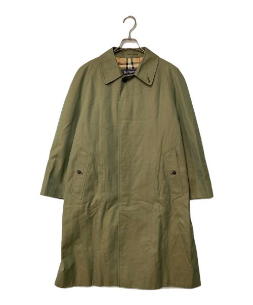 Burberry's（バーバリーズ）Burberry's (バーバリーズ) 裏ノバチェック玉蟲バルマカーンコート カーキ サイズ:Sの古着・服飾アイテム