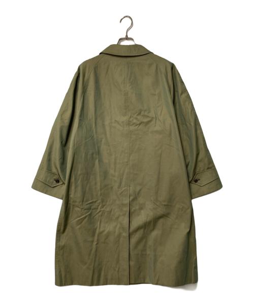 Burberry's（バーバリーズ）Burberry's (バーバリーズ) 裏ノバチェック玉蟲バルマカーンコート カーキ サイズ:Sの古着・服飾アイテム