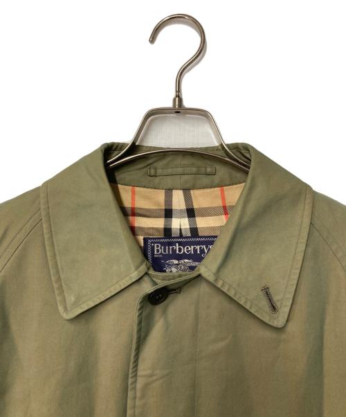 Burberry's（バーバリーズ）Burberry's (バーバリーズ) 裏ノバチェック玉蟲バルマカーンコート カーキ サイズ:Sの古着・服飾アイテム