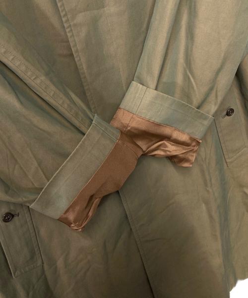 Burberry's（バーバリーズ）Burberry's (バーバリーズ) 裏ノバチェック玉蟲バルマカーンコート カーキ サイズ:Sの古着・服飾アイテム