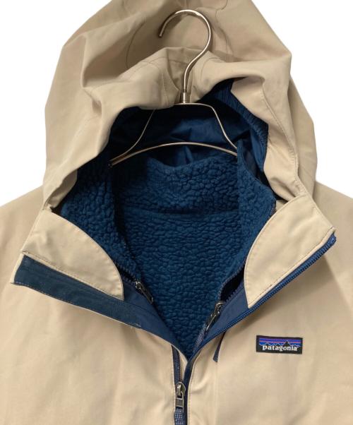 Patagonia（パタゴニア）Patagonia (パタゴニア) キッズ・フォーインワン・エブリデー・ジャケット ベージュ×ネイビー サイズ:XXLの古着・服飾アイテム