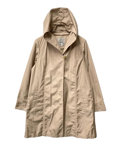 Leilian（レリアン）Leilian (レリアン) ライナー付フーデッドコート ベージュ サイズ:9の古着・服飾アイテム