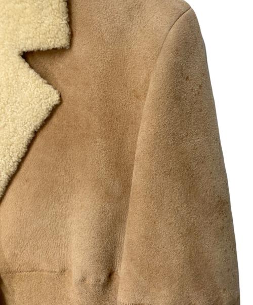 WEEKEND Max Mara（ウィークエンド マックスマーラ）Weekend Max Mara (ウィークエンド マックスマーラ) ムートンジャケット ベージュ サイズ:42の古着・服飾アイテム