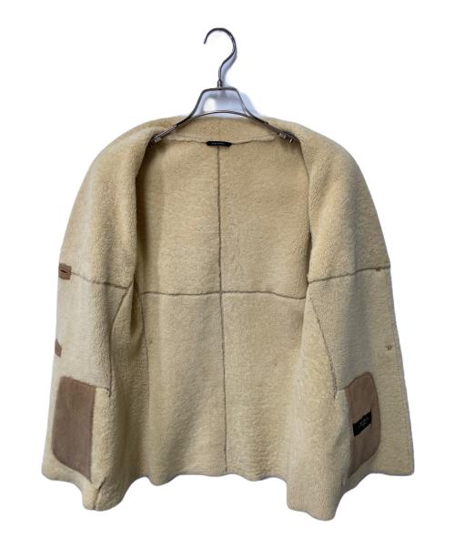 WEEKEND Max Mara（ウィークエンド マックスマーラ）Weekend Max Mara (ウィークエンド マックスマーラ) ムートンジャケット ベージュ サイズ:42の古着・服飾アイテム