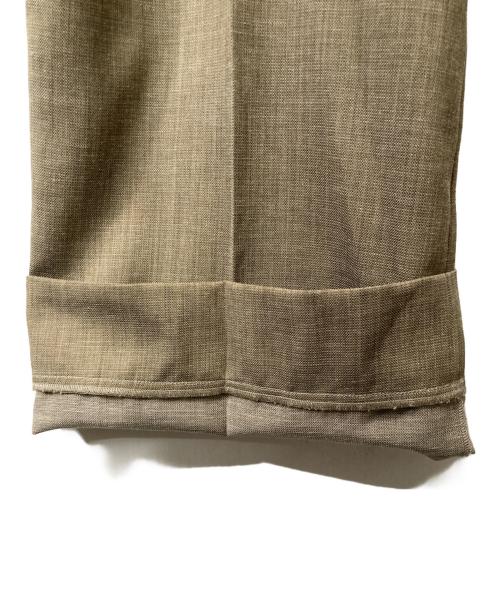 Ameri（アメリ）AMERI (アメリ) TWEED PEPLUM CAMI ROMPERS ベージュ サイズ:Sの古着・服飾アイテム
