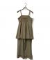 AMERI (アメリ) TWEED PEPLUM CAMI ROMPERS ベージュ サイズ:S：10000円
