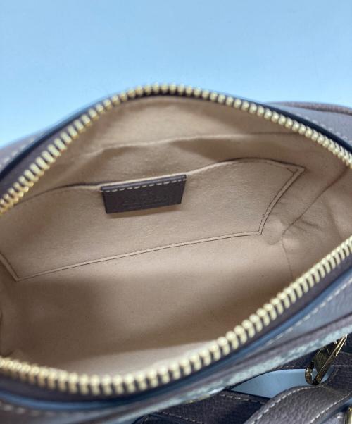 GUCCI（グッチ）GUCCI (グッチ) ショルダーバッグ ブラウン×グレーの古着・服飾アイテム