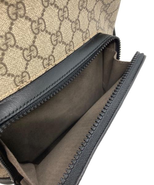 GUCCI（グッチ）GUCCI (グッチ) スモールバックパック グレー×ブラックの古着・服飾アイテム