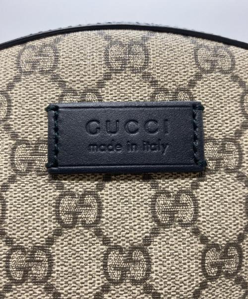 GUCCI（グッチ）GUCCI (グッチ) スモールバックパック グレー×ブラックの古着・服飾アイテム