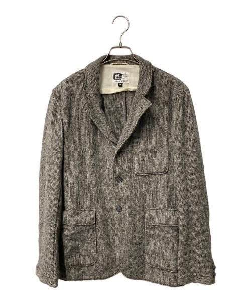 Engineered Garments（エンジニアド ガーメンツ）Engineered Garments (エンジニアド ガーメンツ) ヘリンボーン柄ウールジャケット グレー サイズ:Ｍの古着・服飾アイテム