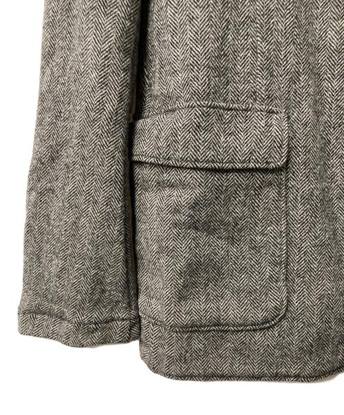 Engineered Garments（エンジニアド ガーメンツ）Engineered Garments (エンジニアド ガーメンツ) ヘリンボーン柄ウールジャケット グレー サイズ:Ｍの古着・服飾アイテム