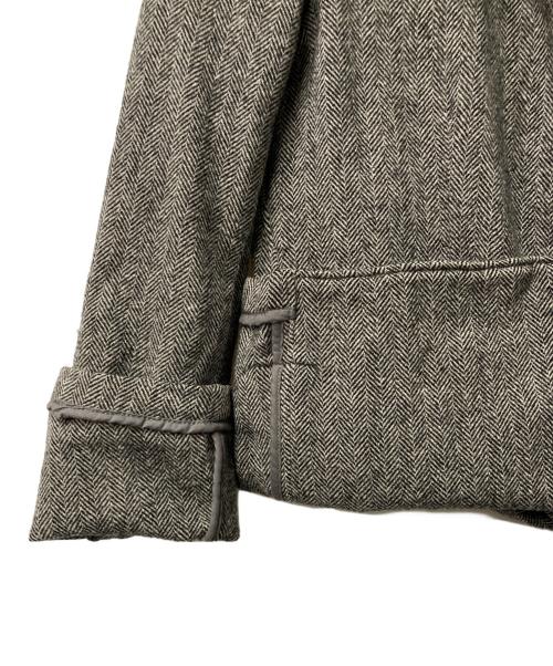 Engineered Garments（エンジニアド ガーメンツ）Engineered Garments (エンジニアド ガーメンツ) ヘリンボーン柄ウールジャケット グレー サイズ:Ｍの古着・服飾アイテム
