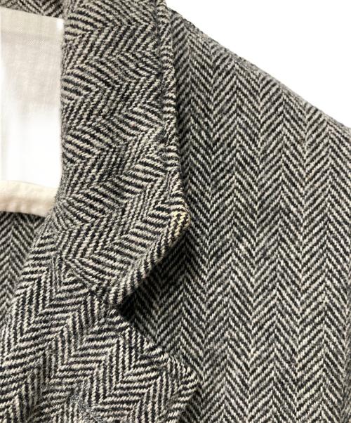Engineered Garments（エンジニアド ガーメンツ）Engineered Garments (エンジニアド ガーメンツ) ヘリンボーン柄ウールジャケット グレー サイズ:Ｍの古着・服飾アイテム
