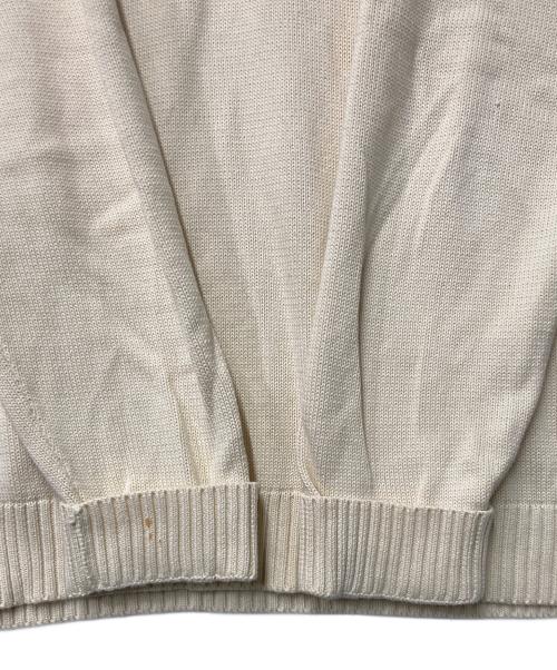 POLO RALPH LAUREN（ポロ・ラルフローレン）POLO RALPH LAUREN (ポロ・ラルフローレン) BEAMS (ビームス) 別注ポニー刺繍ニット アイボリー サイズ:XXLの古着・服飾アイテム