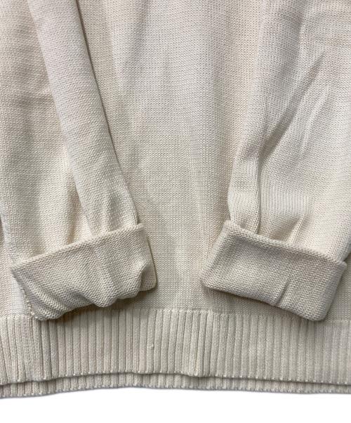 POLO RALPH LAUREN（ポロ・ラルフローレン）POLO RALPH LAUREN (ポロ・ラルフローレン) BEAMS (ビームス) 別注ポニー刺繍ニット アイボリー サイズ:XXLの古着・服飾アイテム