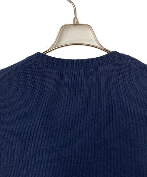POLO RALPH LAUREN（ポロ・ラルフローレン）POLO RALPH LAUREN (ポロ・ラルフローレン) BEAMS (ビームス) ポニー刺繍ニットベスト ネイビー サイズ:XXLの古着・服飾アイテム