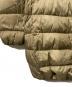 中古・古着 Traditional Weatherwear (トラディショナルウェザーウェア) ノーカラーロングダウンコート ベージュ サイズ:36：10000円