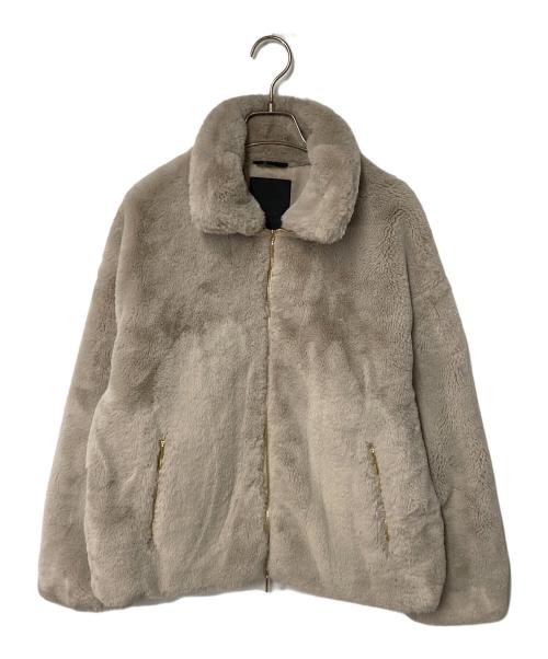 TATRAS（タトラス）TATRAS (タトラス) BARBRA バルブラ ボアブルゾン ベージュ サイズ:2の古着・服飾アイテム