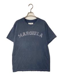Maison Margiela（メゾンマルジェラ）の古着「Collage Logo T-Shirt」｜ネイビー