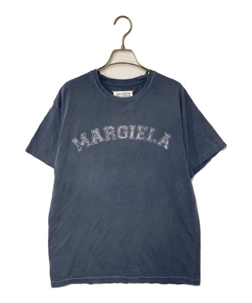 Maison Margiela（メゾンマルジェラ）Maison Margiela (メゾンマルジェラ) Collage Logo T-Shirt ネイビー サイズ:Mの古着・服飾アイテム
