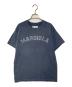 Maison Margiela（メゾンマルジェラ）の古着「Collage Logo T-Shirt」｜ネイビー