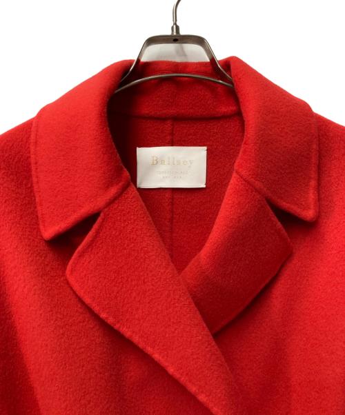 BALLSEY（ボールジィ）BALLSEY (ボールジィ) プレミアムウールリバーベルテッドショートコート レッド サイズ:36の古着・服飾アイテム