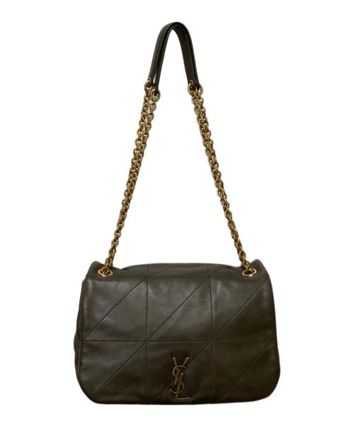 Saint Laurent Paris（サンローランパリ）Saint Laurent Paris (サンローランパリ) ジェイミースモールショルダーバッグ ブラウンの古着・服飾アイテム