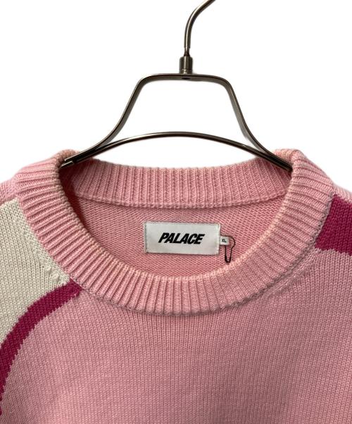 PALACE（パレス）PALACE (パレス) ZOMBY KNIT ピンク サイズ:XLの古着・服飾アイテム
