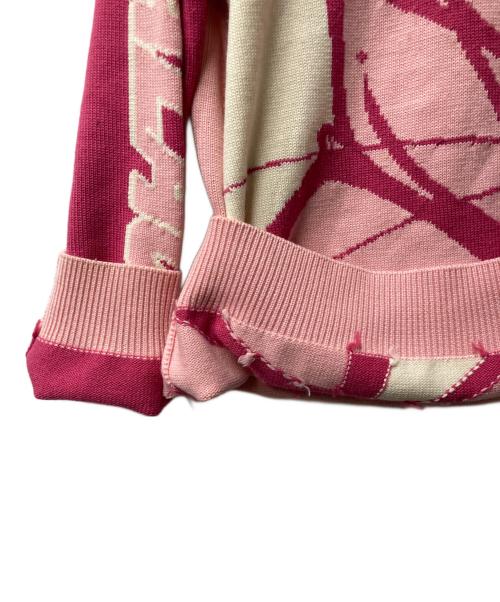 PALACE（パレス）PALACE (パレス) ZOMBY KNIT ピンク サイズ:XLの古着・服飾アイテム