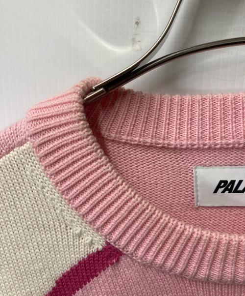 PALACE（パレス）PALACE (パレス) ZOMBY KNIT ピンク サイズ:XLの古着・服飾アイテム