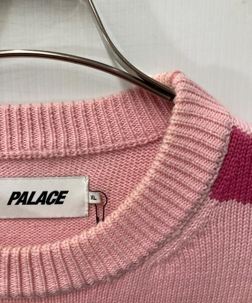 PALACE（パレス）PALACE (パレス) ZOMBY KNIT ピンク サイズ:XLの古着・服飾アイテム