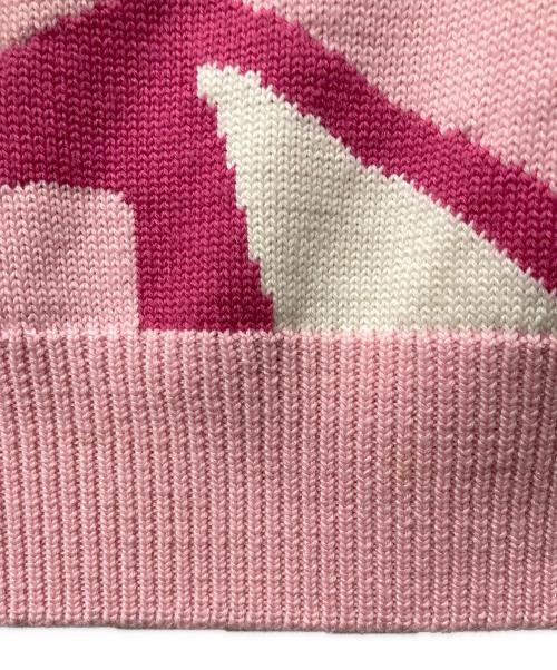 PALACE（パレス）PALACE (パレス) ZOMBY KNIT ピンク サイズ:XLの古着・服飾アイテム
