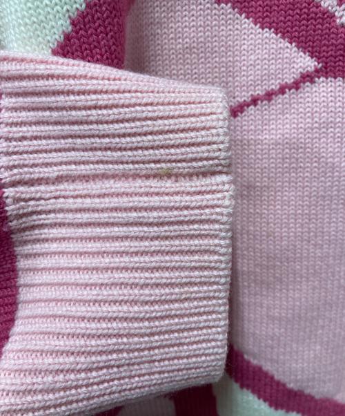PALACE（パレス）PALACE (パレス) ZOMBY KNIT ピンク サイズ:XLの古着・服飾アイテム