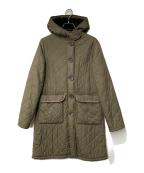 MACKINTOSHマッキントッシュ）の古着「フーデットキルティングコート」｜オリーブ