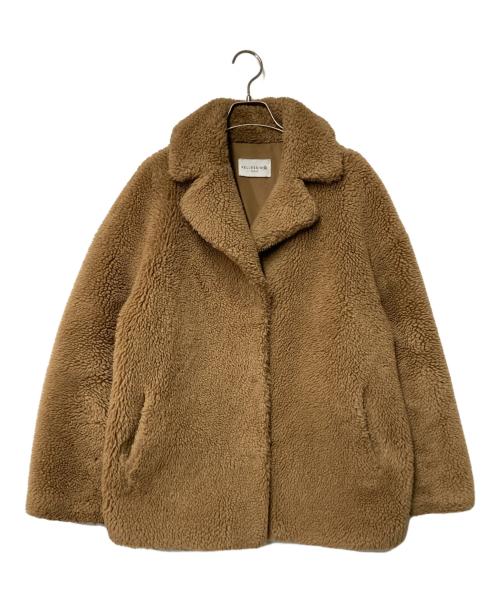 PELLESSIMO（ペレッシモ）PELLESSIMO (ペレッシモ) ボアコート ブラウン サイズ:Ｍの古着・服飾アイテム