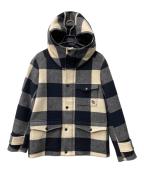 PEARLY GATESパーリーゲイツ）の古着「チェックジャケット」｜ネイビー×ホワイト