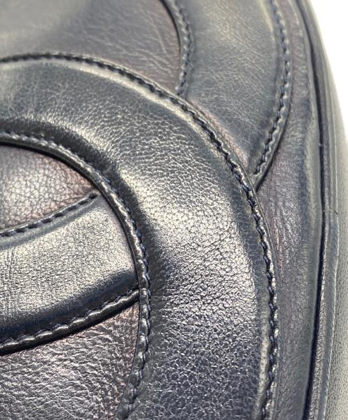 CHANEL（シャネル）CHANEL (シャネル) タッセル付 ココマーク チェーンショルダーバッグ オールドシャネル デカココ  ネイビーの古着・服飾アイテム