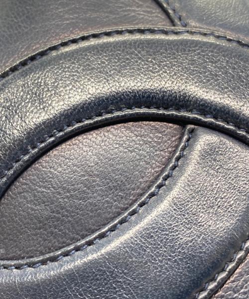 CHANEL（シャネル）CHANEL (シャネル) タッセル付 ココマーク チェーンショルダーバッグ オールドシャネル デカココ  ネイビーの古着・服飾アイテム