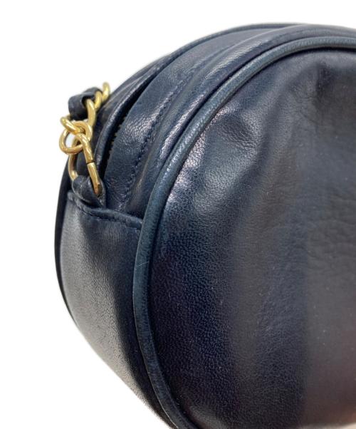 CHANEL（シャネル）CHANEL (シャネル) タッセル付 ココマーク チェーンショルダーバッグ オールドシャネル デカココ  ネイビーの古着・服飾アイテム
