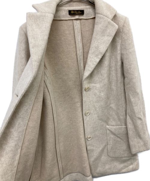 LORO PIANA（ロロピアーナ）LORO PIANA (ロロピアーナ) カシミヤニットジャケット アイボリー サイズ:42の古着・服飾アイテム