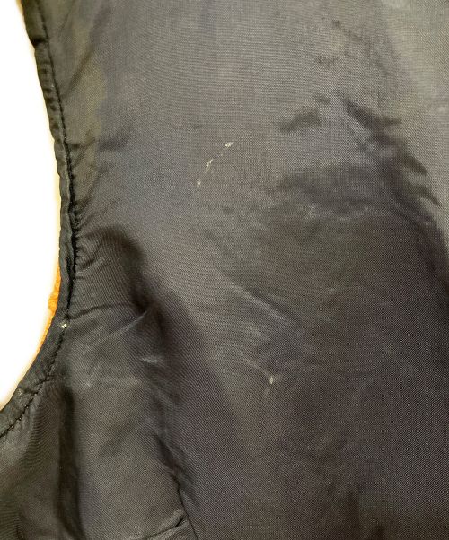 ROBE DE CHAMBRE COMME DES GARCONS（ローブドシャンブル コムデギャルソン）ROBE DE CHAMBRE COMME DES GARCONS (ローブドシャンブル コムデギャルソン) AD2000 レースデザインノースリーブブラウス オレンジ サイズ:Ｓの古着・服飾アイテム