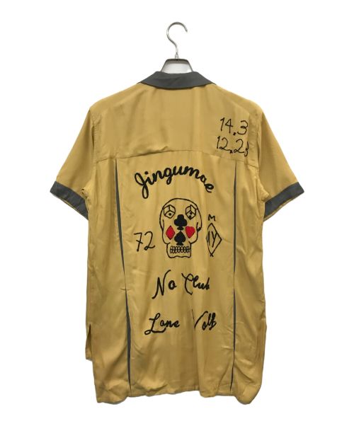 MIHARA YASUHIRO（ミハラヤスヒロ）MIHARA YASUHIRO (ミハラヤスヒロ) ロングボウリングシャツ/シャツコート イエロー サイズ:FREEの古着・服飾アイテム