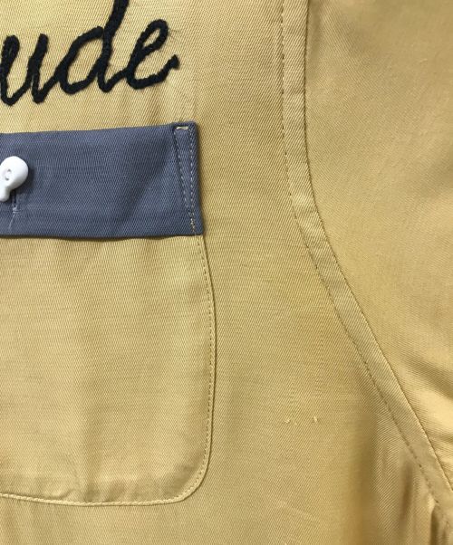 MIHARA YASUHIRO（ミハラヤスヒロ）MIHARA YASUHIRO (ミハラヤスヒロ) ロングボウリングシャツ/シャツコート イエロー サイズ:FREEの古着・服飾アイテム