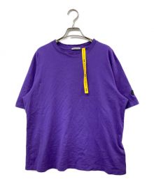 MONCLER×ALICIA KEYS（モンクレール×アリシアキーズ）の古着「23SSダメージ加工プリントTシャツ」｜パープル