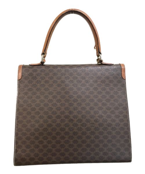 CELINE（セリーヌ）CELINE (セリーヌ) チェーンロックマカダムハンドバッグ ブラウンの古着・服飾アイテム