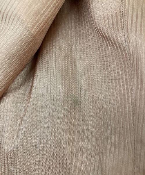 HERMES（エルメス）HERMES (エルメス) ポケットロゴウールジャケット テーラードジャケット ベージュ サイズ:38の古着・服飾アイテム