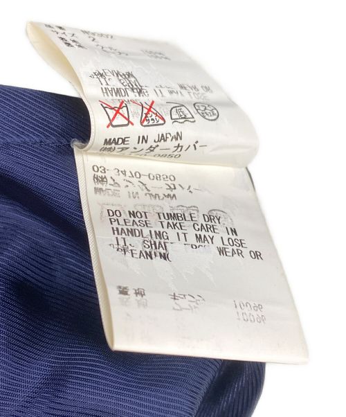 UNDERCOVERISM（アンダーカバーイズム）UNDERCOVERISM (アンダーカバーイズム) マグネットボタンウールチェスターコート ネイビー サイズ:2の古着・服飾アイテム