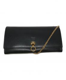 FENDI（フェンディ）の古着「チェーンウォレットバッグ」｜ブラック