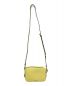 GANNI (ガニー) Textured Leather Camera Crossbody Bag レザーショルダーバッグ イエロー：6000円